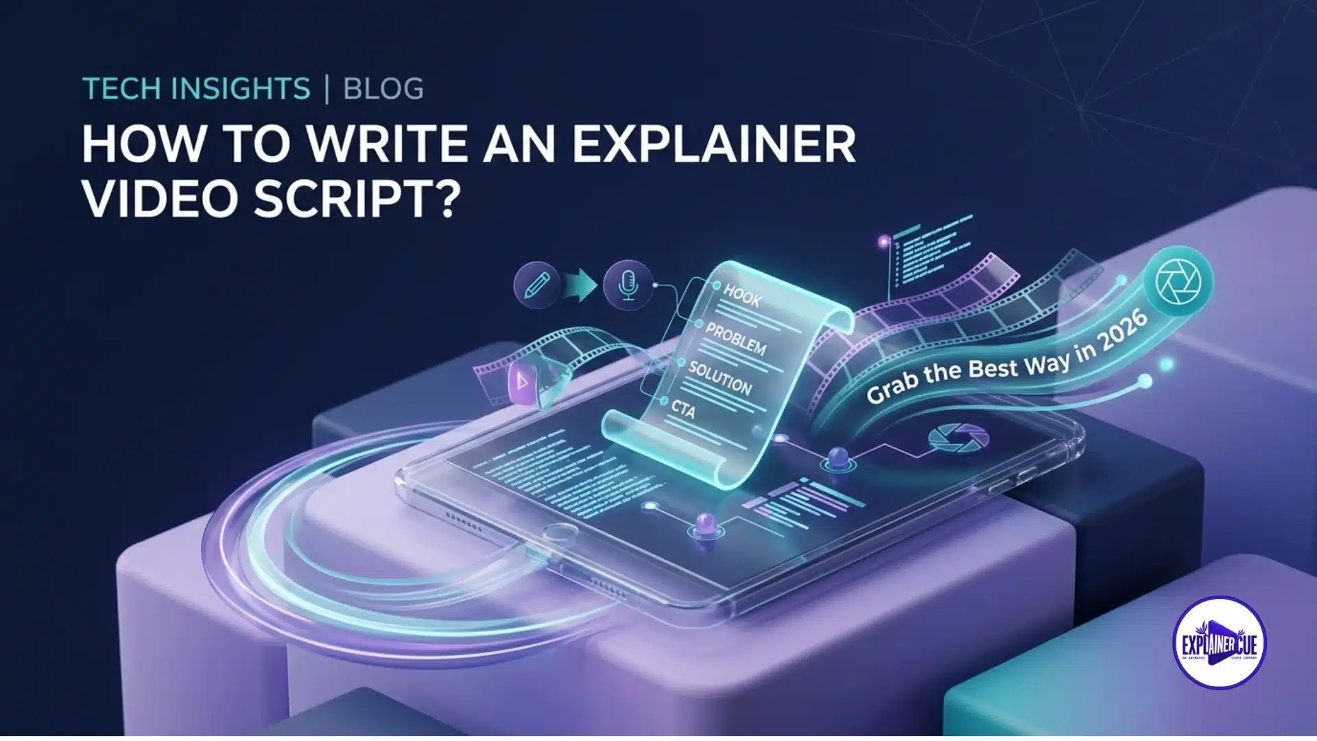 Expert team helping companies write explainer video script